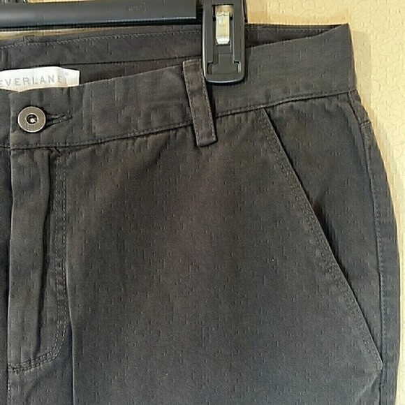 Everlane Mens Cotton Chino Trouser Pants Dark Grey size 32 - Picture 6 of 11